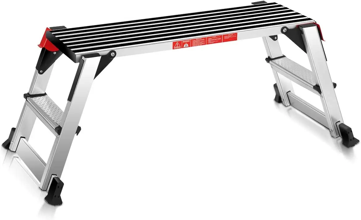 Стремянка металлическая Costway TL35288 (Silver/Black)