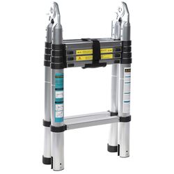 Стремянка алюминиевая двухсторонняя Detoolz DZ-C246