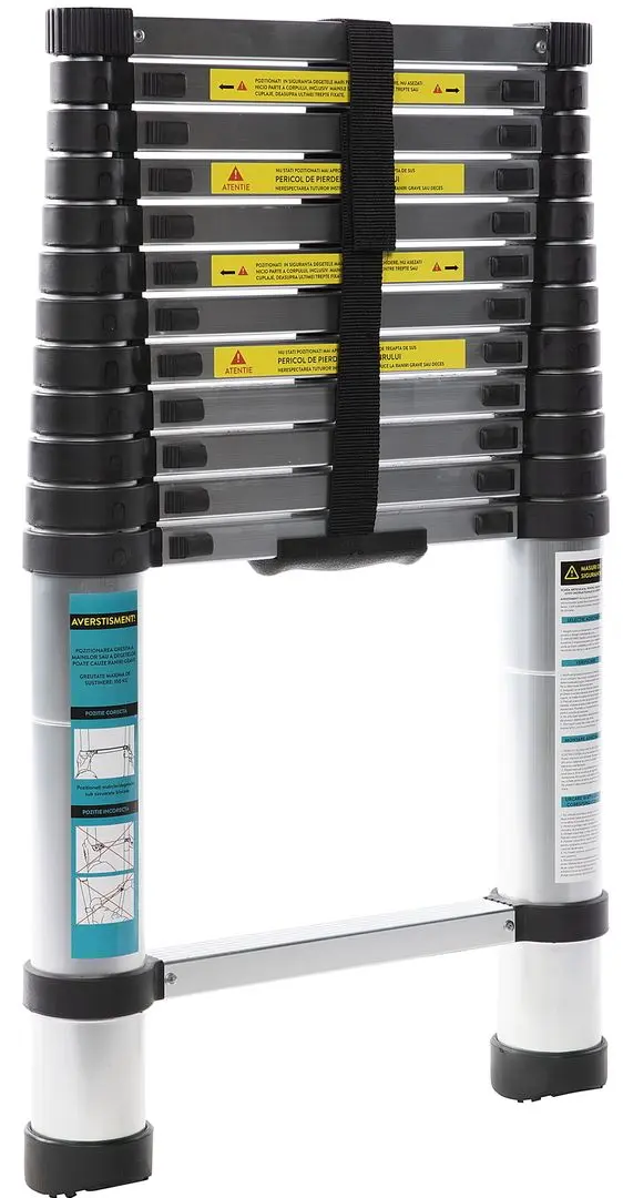 Телескопическая лестница Detoolz DZ-C244 3.8м