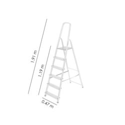 Scara din aluminiu Drabest DR125ALD-6 (Grey) Thumb