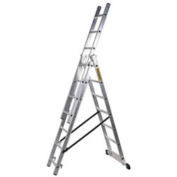 Scara din aluminiu cu trei sectii Drabest Pro DR-P-3x7-PRO Thumb