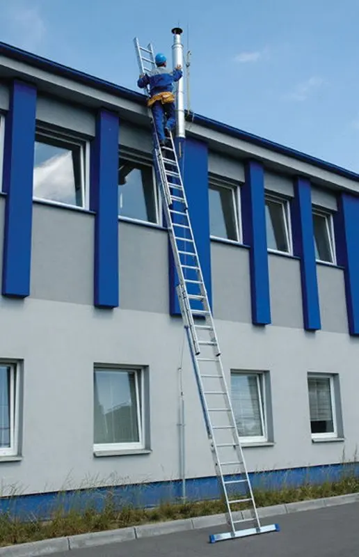 Лестница алюминиевая трехсекционная Elkop VHR TK 3х7