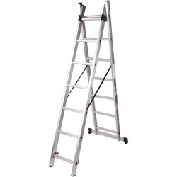 Scara din aluminiu cu doua parti Evotools 677986 2x7