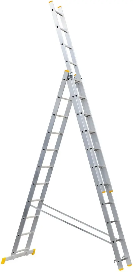 Лестница алюминиевая трехсекционна Evotools 1167 682305 3x8 - 2