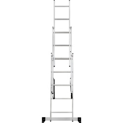 Лестница алюминиевая трехсекционна Evotools 647638 3x10 Thumb