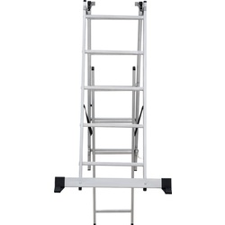 Лестница алюминиевая трехсекционна Evotools 647638 3x10 Thumb
