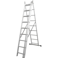 Scara din aluminiu cu trei sectiuni Evotools 647638 3x7