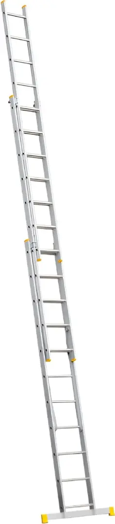 Лестница алюминиевая трехсекционная Evotools 1167 681835 3x9