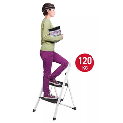 Scara metalica Excellent House 20783 (White/Black) Thumb