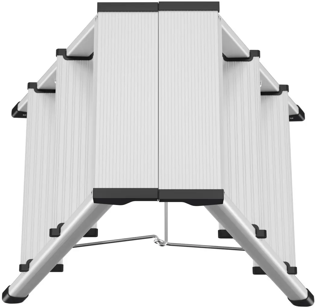 Двухсекционная алюминиевая cтремянка Hailo D60 Standart Line 2x3