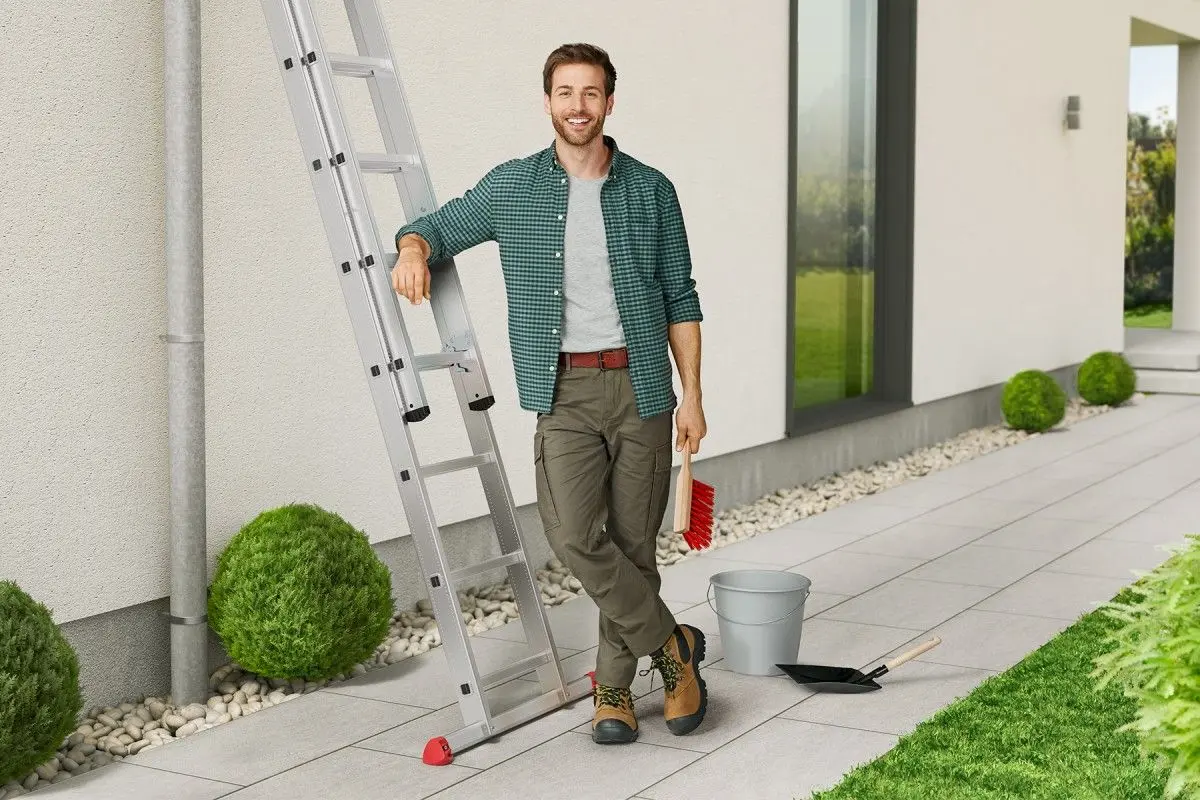 Двухсекционная лестница Hailo S80 ProfiStep Duo