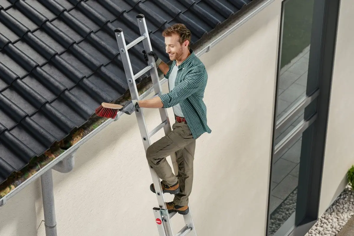 Двухсекционная лестница Hailo S80 ProfiStep Duo