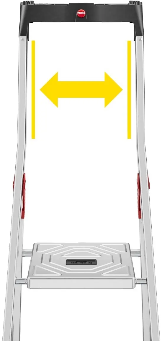 Scara din aluminiu Hailo L60 ComfortLine (Silver)