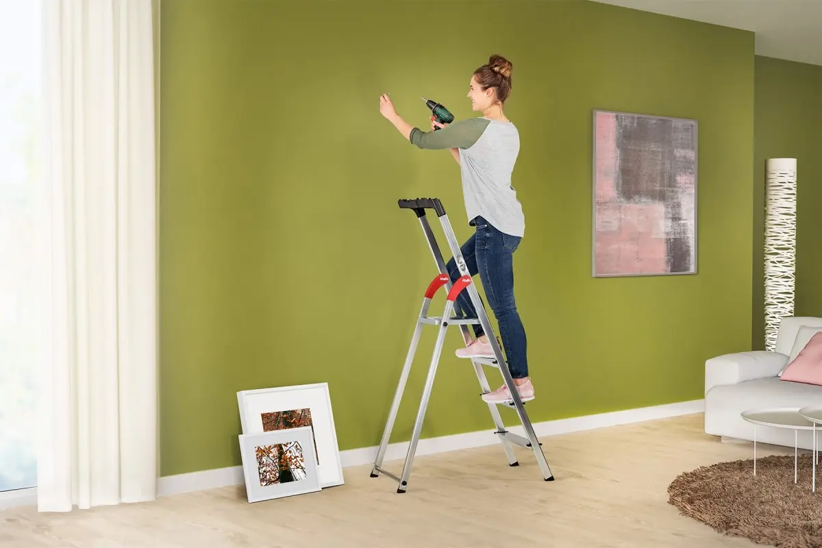 Scara din aluminiu Hailo L60 ComfortLine (Silver)