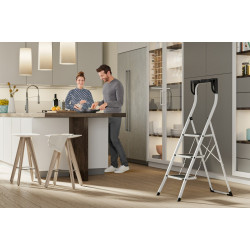 Стремянка Hailo K75 ComfortLine (Black/Inox) Thumb