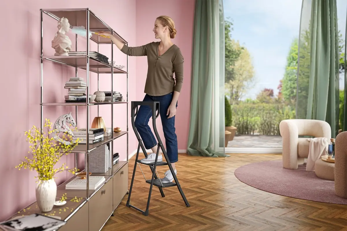 Стремянка Hailo K77 ComfortLine (Black)