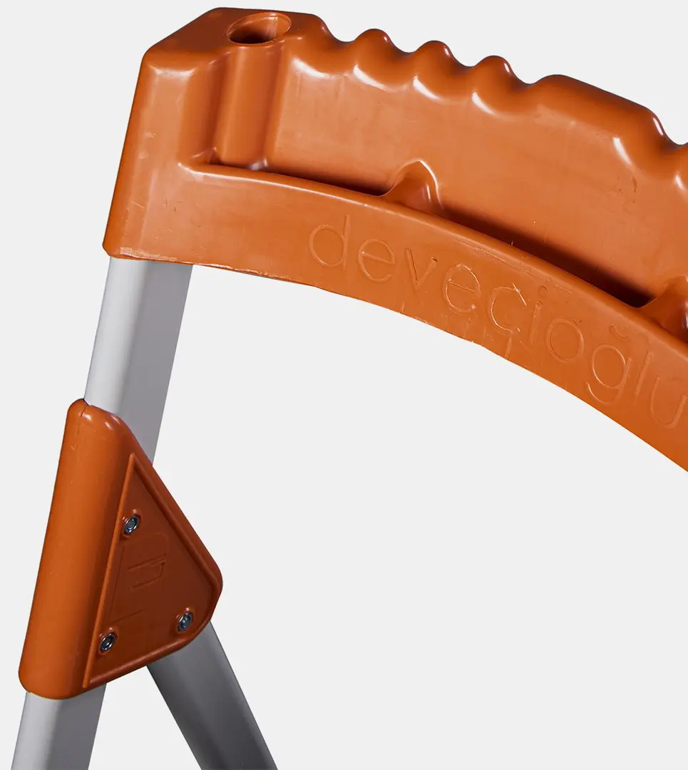 Scara Heniver Stars Ladder 3+1 (White/Gray/Orange) - 3