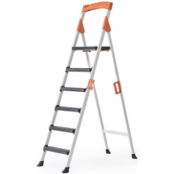 Стремянка Heniver Stars Ladder 5+1 (White/Gray/Orange)