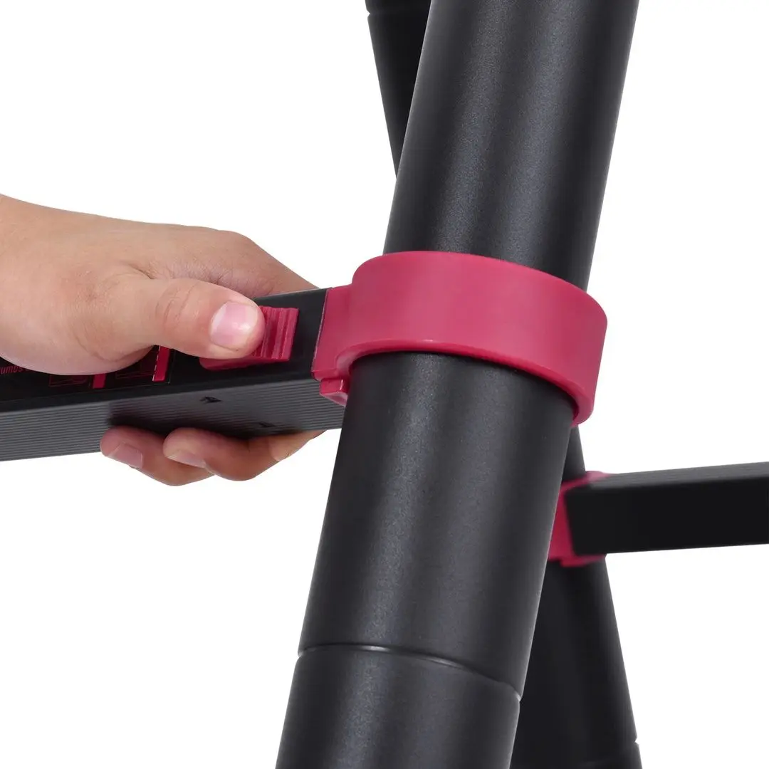 Scara telescopica Homcom B72-033V02RD 379cm (Red/Black)