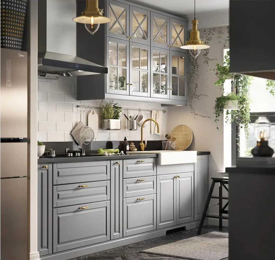 Scara Ikea Bekvam 3 trepte 63cm (Negru)