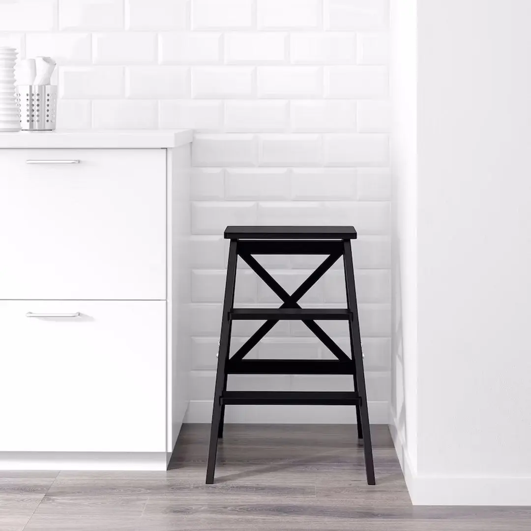 Scara Ikea Bekvam 3 trepte 63cm (Negru)