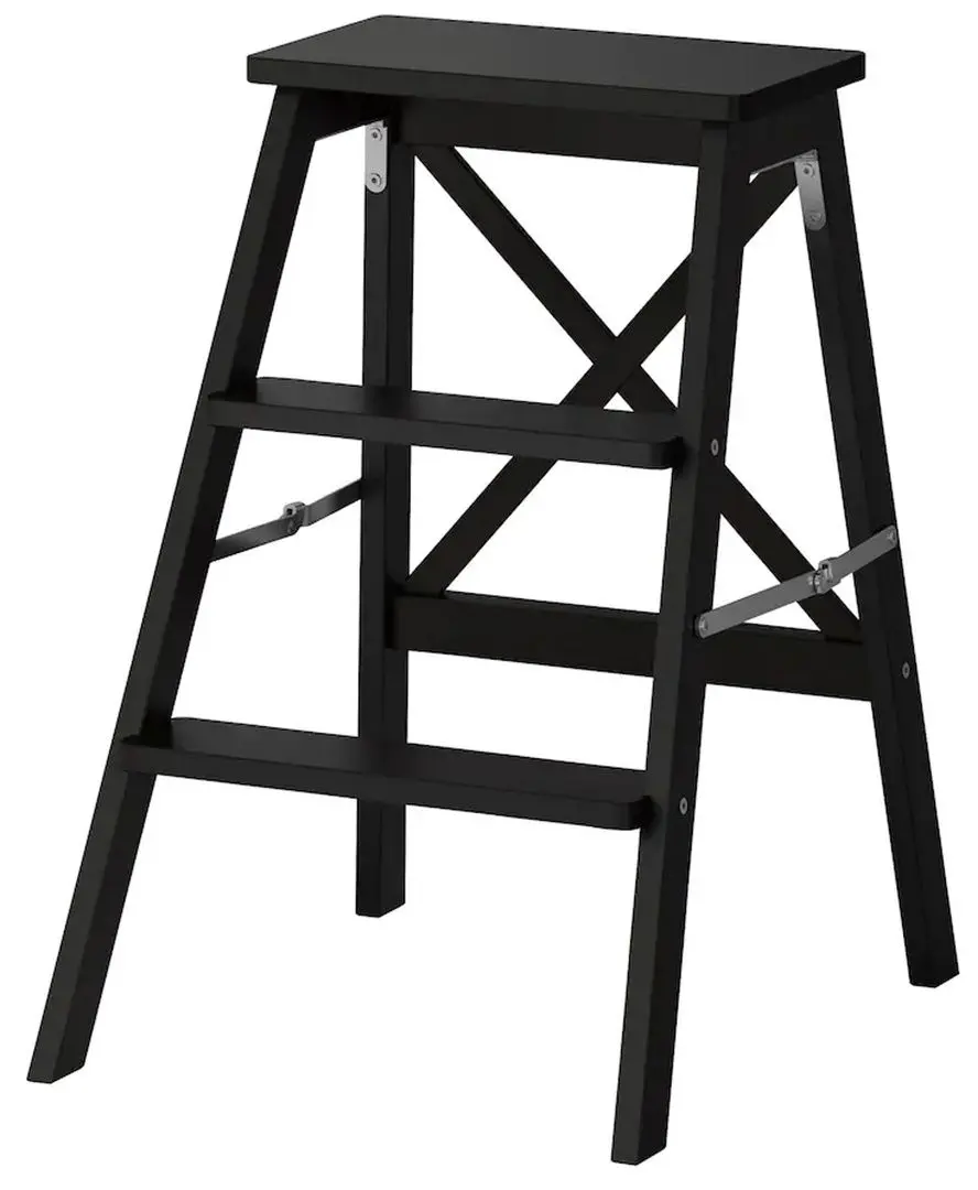Scara Ikea Bekvam 3 trepte 63cm (Negru)