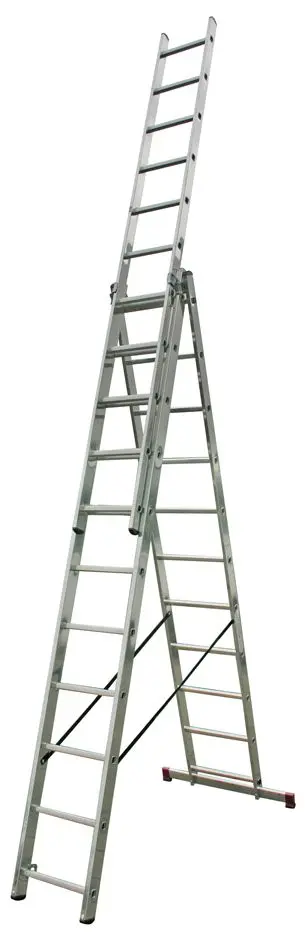 Лестница алюминиевая трехступенчатая Krause Corda 3x11