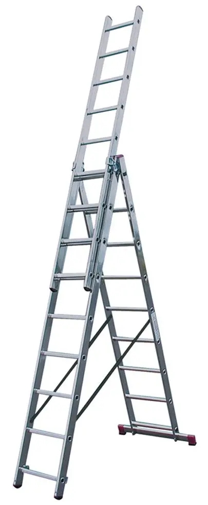 Лестница алюминиевая трехступенчатая Krause Corda 3x9