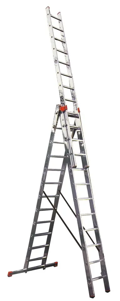 Лестница алюминиевая трехступенчатая Krause Tribilo 3x12