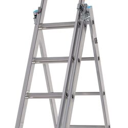 Scara din aluminiu Mac Allister 3x9 481cm (Silver) Thumb