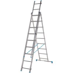 Scara din aluminiu Mac Allister 3x9 481cm (Silver) Thumb