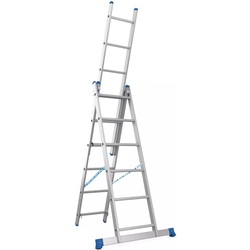 Scara din aluminiu cu trei sectiuni Metkas 3H602006 3x6
