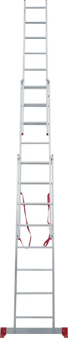 Лестница алюминиевая трёхсекционная Новая Высота 2230308 (3x8)