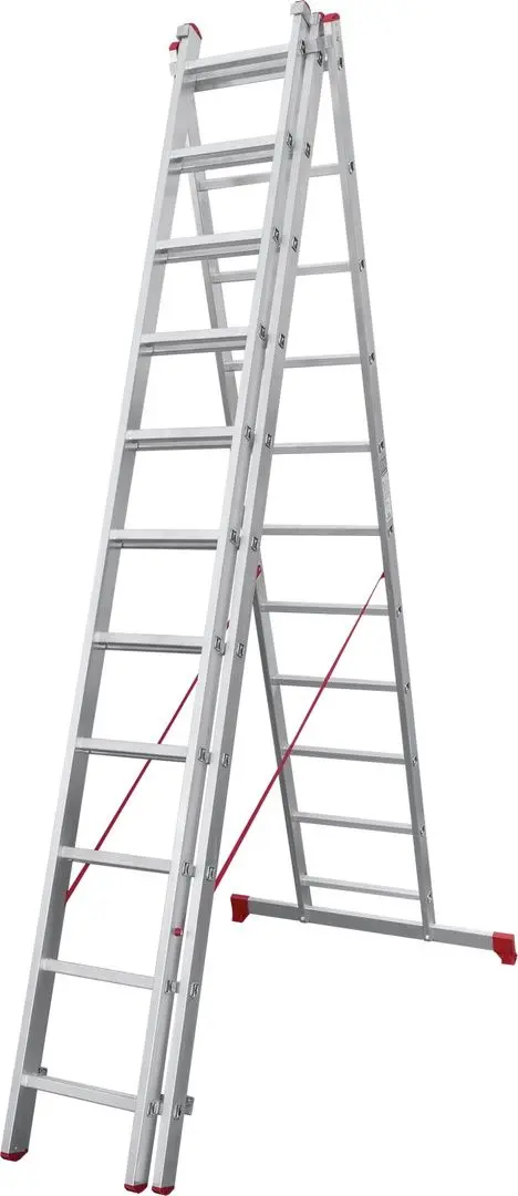 Scara aluminiu cu trei sectii Новая Высота 2230311 (3x11) - 2