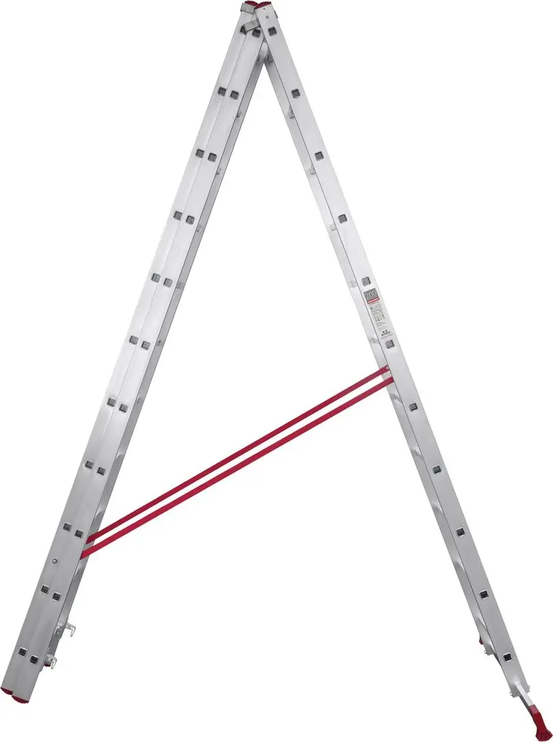 Scara aluminiu cu trei sectii Новая Высота 2230311 (3x11) - 9