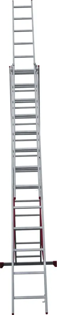 Scara aluminiu cu trei sectii Новая Высота 2230313 (3x13) - 6