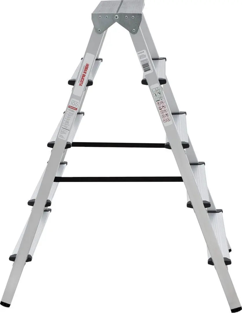 Scară de aluminiu doua tronsoane Новая Высота 1120205 (2x5) - 3