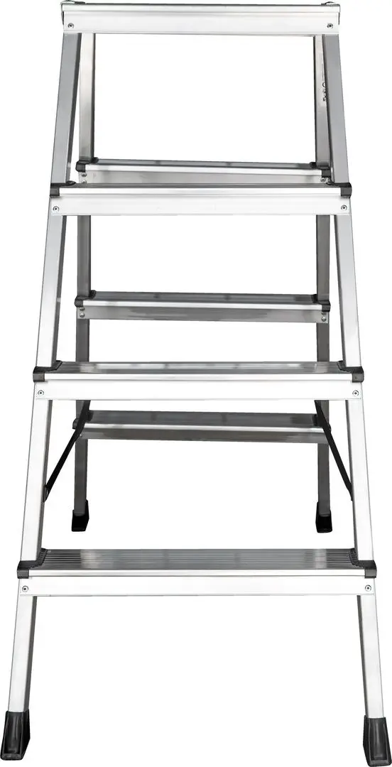 Scară de aluminiu doua tronsoane Новая Высота 2120204 (2x4) - 2