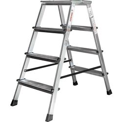 Scară de aluminiu doua tronsoane Новая Высота 2120204 (2x4) Thumb