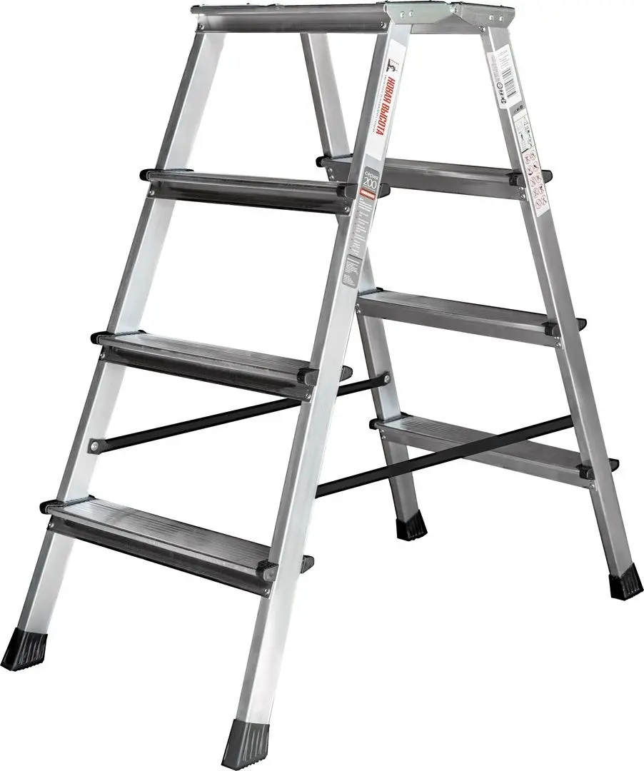 Scară de aluminiu doua tronsoane Новая Высота 2120204 (2x4) - 3