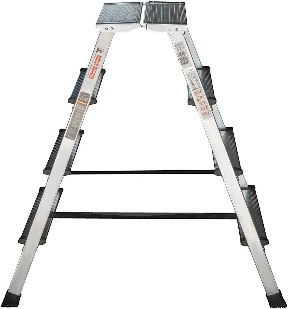 Scară de aluminiu doua tronsoane Новая Высота 2120204 (2x4)