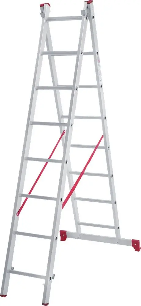 Scară de aluminiu doua tronsoane Новая Высота 2220208 (2х8)