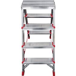 Scară de aluminiu cu două fețe Новая Высота 3120204  (2x4)