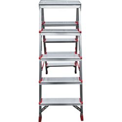 Scară de aluminiu cu două parti Новая Высота 3120205 (2x5)