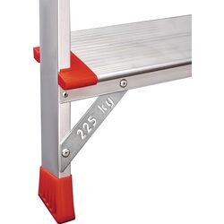 Scară din aluminiu unilaterala Новая Высота 5150106 (1x6) Thumb