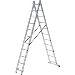 Scara din aluminiu dubla SDGroup 2x10 4.5m (Silver)