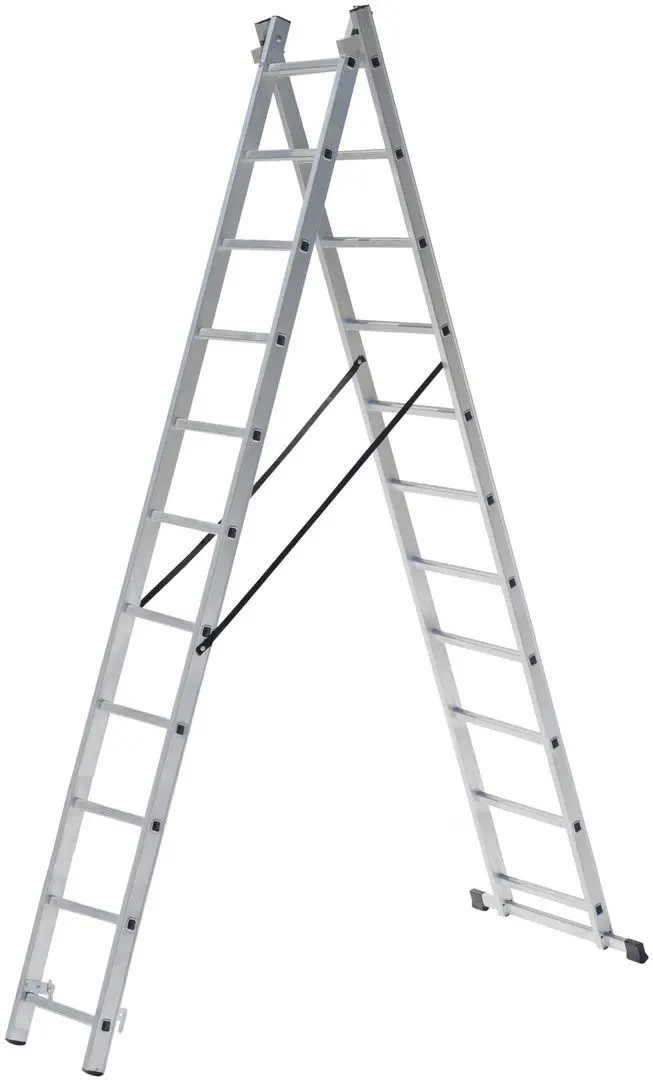 Scara din aluminiu dubla SDGroup 2x10 4.5m (Silver)