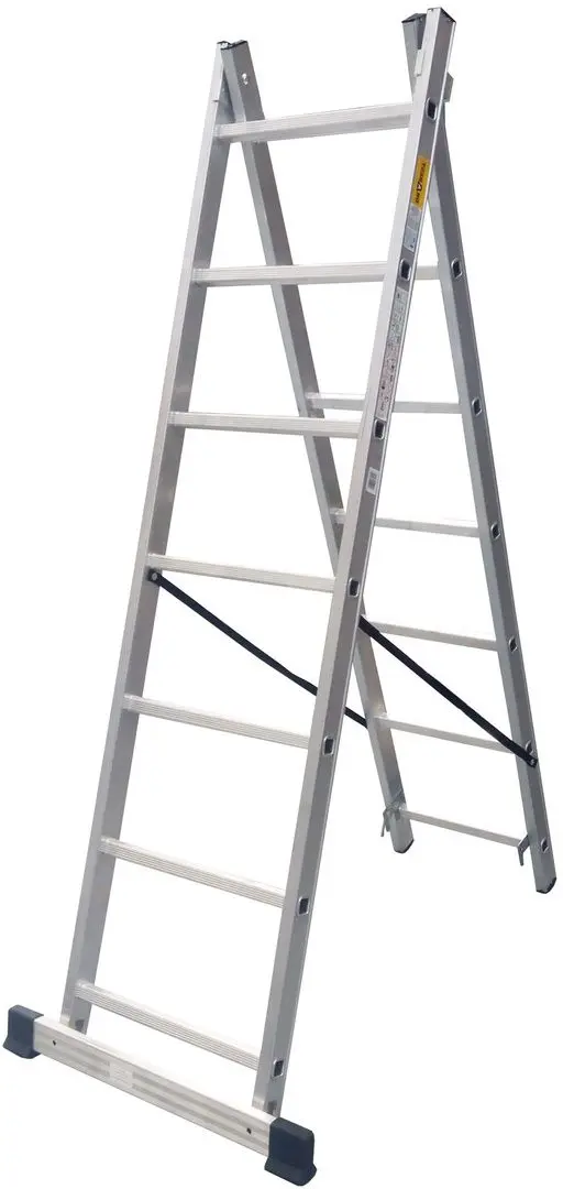 Двухсекционная алюминиевая лестница SDGroup 2x6 2.5m (Silver) - 2