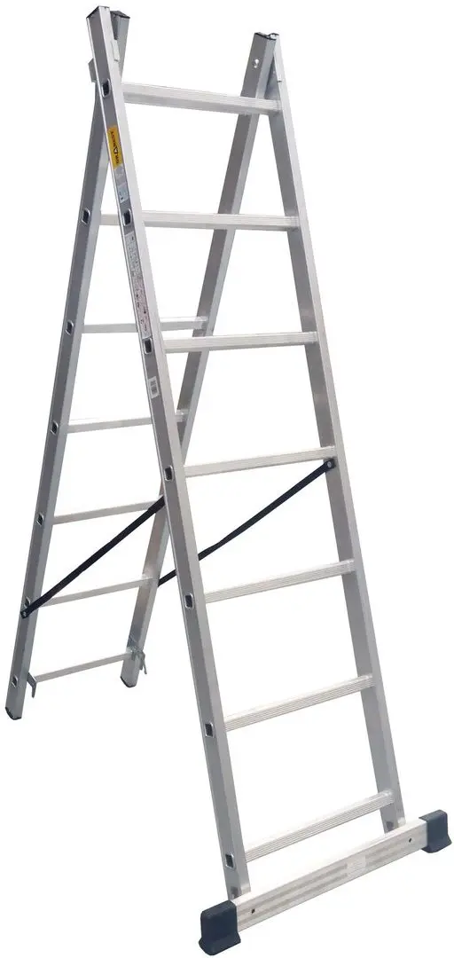 Двухсекционная алюминиевая лестница SDGroup 2x6 2.5m (Silver)