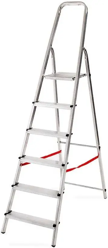 Стремянка алюминиевая односторонняя Strend Pro AL-D6